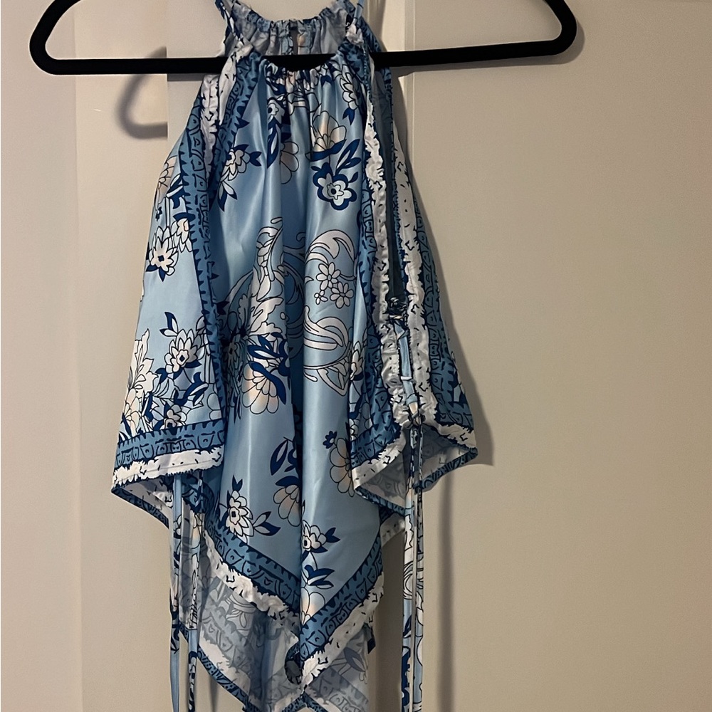 SHEIN silk top